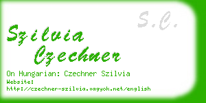 szilvia czechner business card